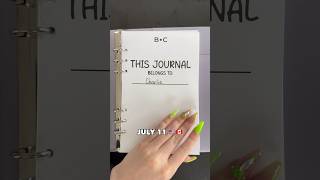 Come fill my bullet journal with me for July 11! 🇺🇸🇨🇦 #bulletjournal