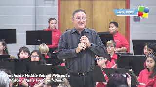 Southside Middle School Presents 'A Spartan Winter Music Festival', Band, 12/9/23