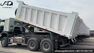 howo very know famous brand 10 wheel tipper truck for sand and stone transportation for sale