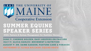 2024 Summer Equine Speaker Series: What’s bugging your horse? Managing insect pests on equine farms