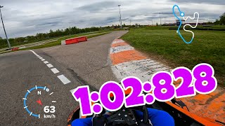 Маяк | Mayak 1080 Clockwise Best: 1:02:828 | Club Sodi RT8 13 л.с. | 16/05 #картинг #gokart #racing