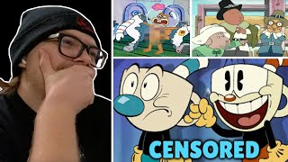 CUPHEAD SHOW, ARTHUR (Part 2), and SPONGEBOB (Part 4) Censored (Try Not To Laugh)