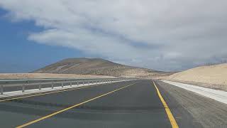 Driving in the south of Fuerteventura