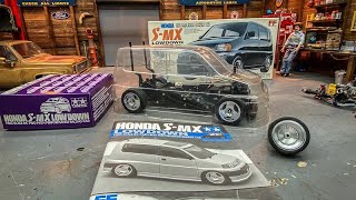 Tamiya Time ep 20 Vintage M 01m Honda S MX Lowdown, RC Kit Build