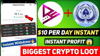 10$ Per Day Instant Withdraw In Aceplay 😍 Instant Payment Loot 🥰 Aceplay Loot