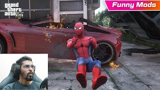 GTA 5 #2 Mission Franklin And Lamar With Spiderman Mod Funny