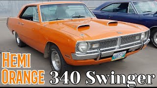 Hemi Orange 1970 Dodge Dart Swinger 340 4 Speed