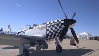 Mustang, Skyraider & Sabre in Heritage Flight