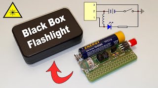 Joule Thief DIY Flashlight working with 1x AAA Battery