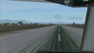 DC10 landing in KLAX with fs2004