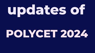 UPDATES ABOUT TS POLYCET 2024 #tspolycet2024 #polycetmodelpaper #krp #polycetsyllabus