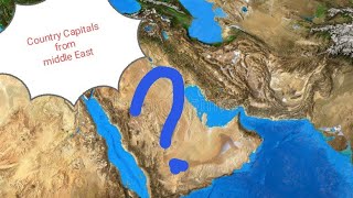 Country Capitals from Middle east|| Geocrik||PT-4