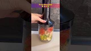 make a fruit smoothie in the morning 🍏🥝🍌🍊 #shorts #food #smoothie #fruit