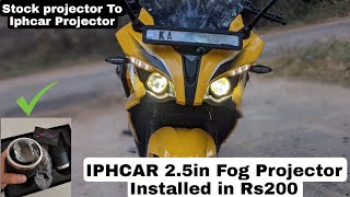 Iphcar 2.5in Bi-Led in Bike | India First Bi-Led Rs200 |Bajaj Rs200 | Bajaj Pulsar modified