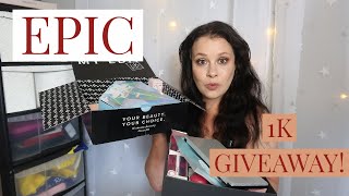 MY EPIC 1000 SUBSCRIBER GIVEAWAY | 3 WINNERS | OPEN INTERNATIONAL