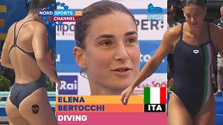 Women's sports Diving European Championships ROME Elena BERTOCCHI (Italy) 1m Springboard NORD UK254