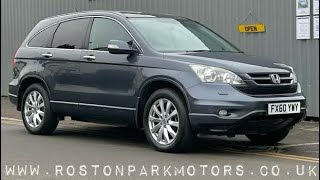 2010 (60) Honda CR-V 2.2 i-DTEC EX 5dr leather and nav 75k miles for sale @rostonparkmotors