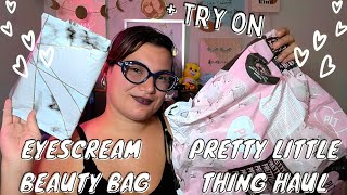 EYESCREAM BEAUTY BAG JULY | PRETTY LITTLE THING HAUL