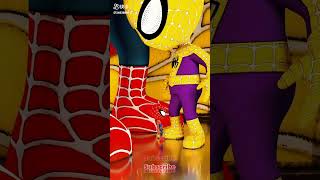 Which Spiderman is big ??😵‍💫 #spiderman #cartoon #marvel #marvelcartoon #shorts #gta #ytshorts