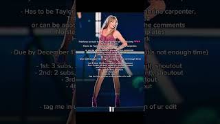 Edit comp!! #taylorswiftedit #editcompetition #edit #taylorswift #singer