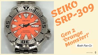 Seiko SRP309 Orange Monster