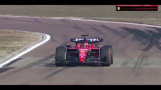 Ferrari SF23 - FIRST DRIVE on Track by Charles Leclerc at Fiorano