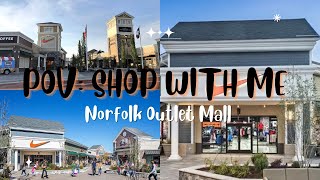 POV: SHOP WITH ME | NORFOLK OUTLET MALL | Nike, Coach & Steve Madden | The Pimpstress