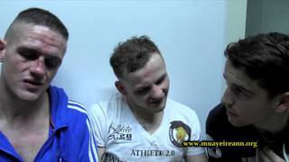 EOIN MAC & DOMMIE KELLY CAGE KINGS 3 INTERVIEW. 17-10-15