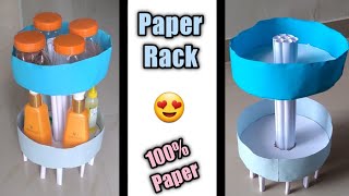 Paper Rack / Circle paper Rack/  Very useful and easy craft #papercraft