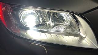 установка Bi led в Volvo s80 afs/AFL