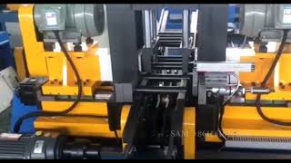 CNC pipe double end chamfering machine