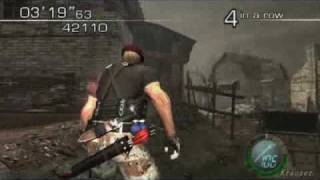 Resident Evil 4 (PC) Mercenaries - How To Get 5 Stars With Krauser In Village