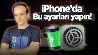 iPhone'da batarya sağlığı için yapmanız gereken ayarlar!