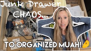 Home Organization | Organizing Junk Drawer