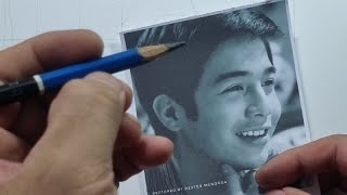 Shading Tutorial! Realistic Pencil Drawing Portrait in Real-Time