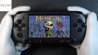 MediEvil 2 for Sony Playstation 1 on PSP Handheld Gameplay