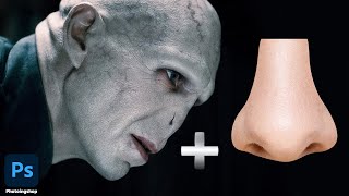 A nice nose for Voldemort | Photoshop Tutorial