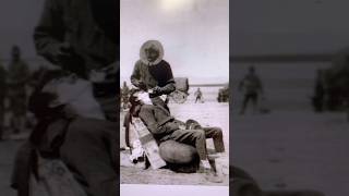 c1916 US Army Punitive expedition after Villa, Namiquipa, Mexico, getting a shave