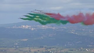 SORVOLO FRECCE TRICOLORI - ASSISI 4 OTTOBRE 2020