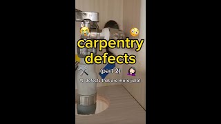 HDB Reno Carpentry Defects 🤮