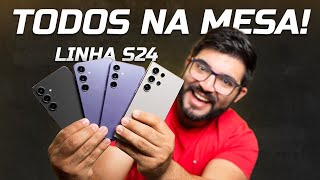 COM ELES! Linha S24 da SAMSUNG! Quais são as diferenças? Qual comprar? (S24 FE, S24, S24 Ultra...)