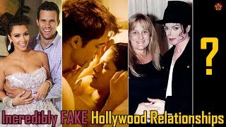 Totally fake Hollywood Relationships You don't know