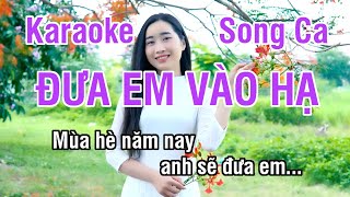 Đưa Em Vào Hạ Karaoke ❖ Nhạc Sống Hay Song Ca (Đô Thứ) ► Karaoke Lê Thiết