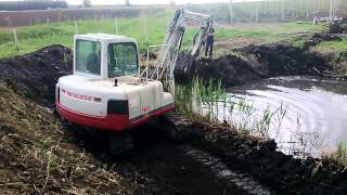 Takeuchi TB175 #excavator Pond Digging Part 2