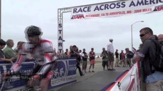 RAAM 2011 Race Across America Men's Start (Pt 1)