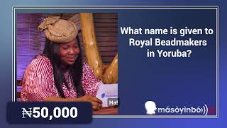 #Masoyinbo Episode Fifteen: Exciting Game Show Teaching Yoruba Language & Culture! #Babela #yoruba