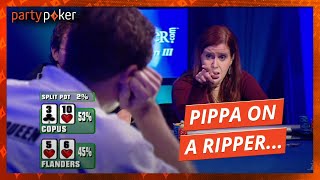 #61 - Pippa With The Big Bluff... | Top 100 Greatest Poker Moments | partypoker