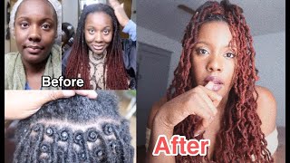 How I Dye, Retwist and Style My Locs | Loc Transformation