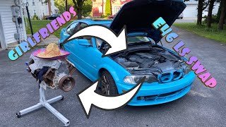 GIRLFRIENDS E46 LS SWAP BEGINS! (Picking up yet another LS)