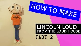 POLYMER CLAY CRAFT - Lincoln from Loud House part 2